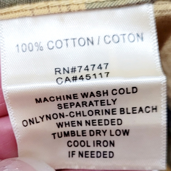 Red Head Shirt Mens Size Medium Short Sleeve Button Up yellow Plaid 100% Cotton - Picture 6 of 8